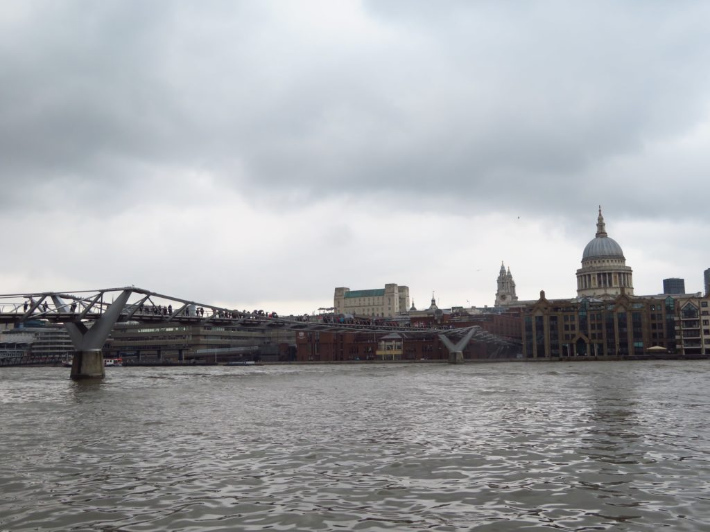London Millenium Bridge things to see and do attractions spring weather central london itinerary guide
