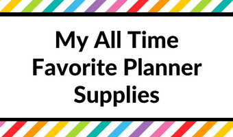 all time favorite planner supplies recommendation tools tip planning addict obsession pen notebook agenda organizer sticky notes