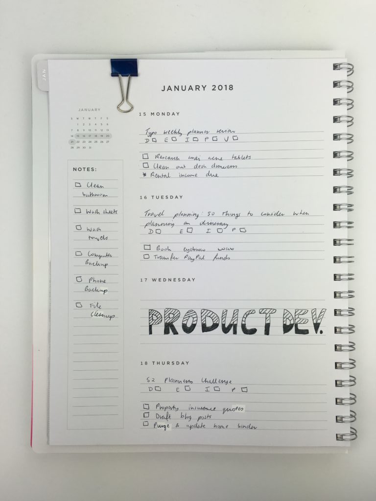 american crafts weekly planner horizontal monday start simple minimalist highlighters plan with me ideas decoration daiso marker color coding ideas
