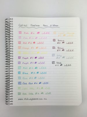 Color coding and planner decorating: 10 Pen brands that are available ...