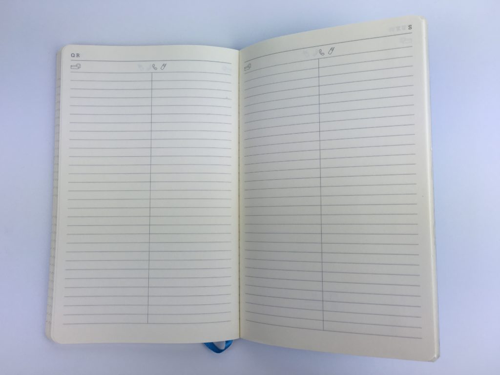 hourly vertical planner week on 2 page portable italian made lediberg ivory collection monday start 6am to 8am cheap simple address book contacts lined