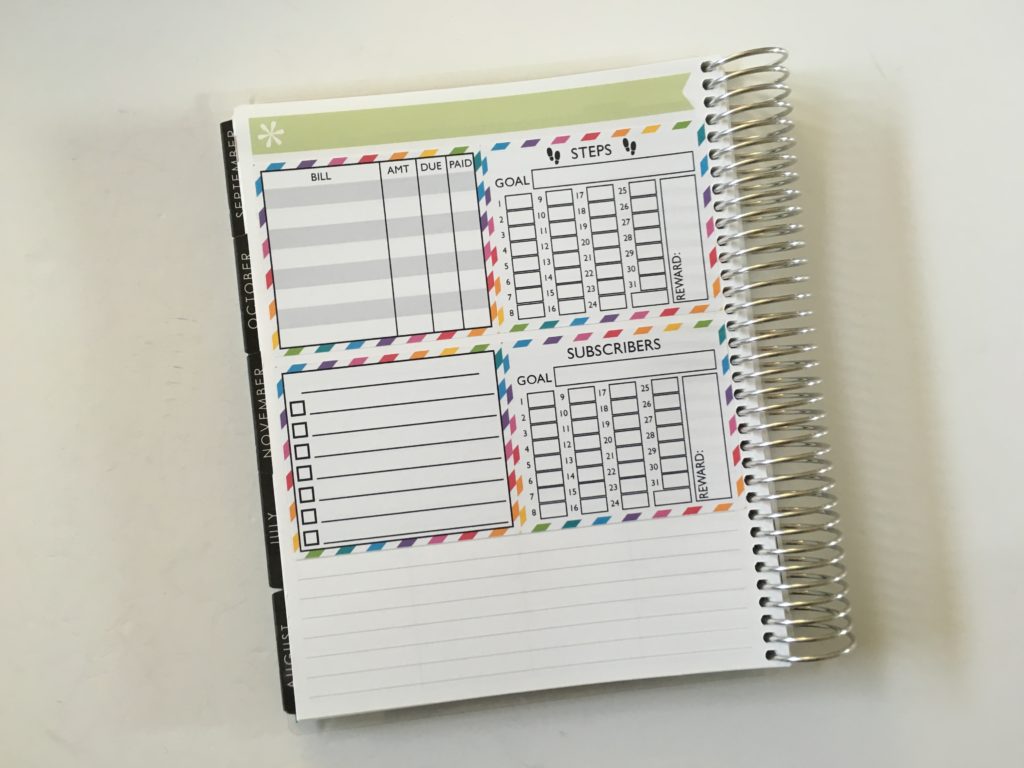 how to use monthly notes page of your planner colorful organizing erin condren functional rainbow sticker colorful