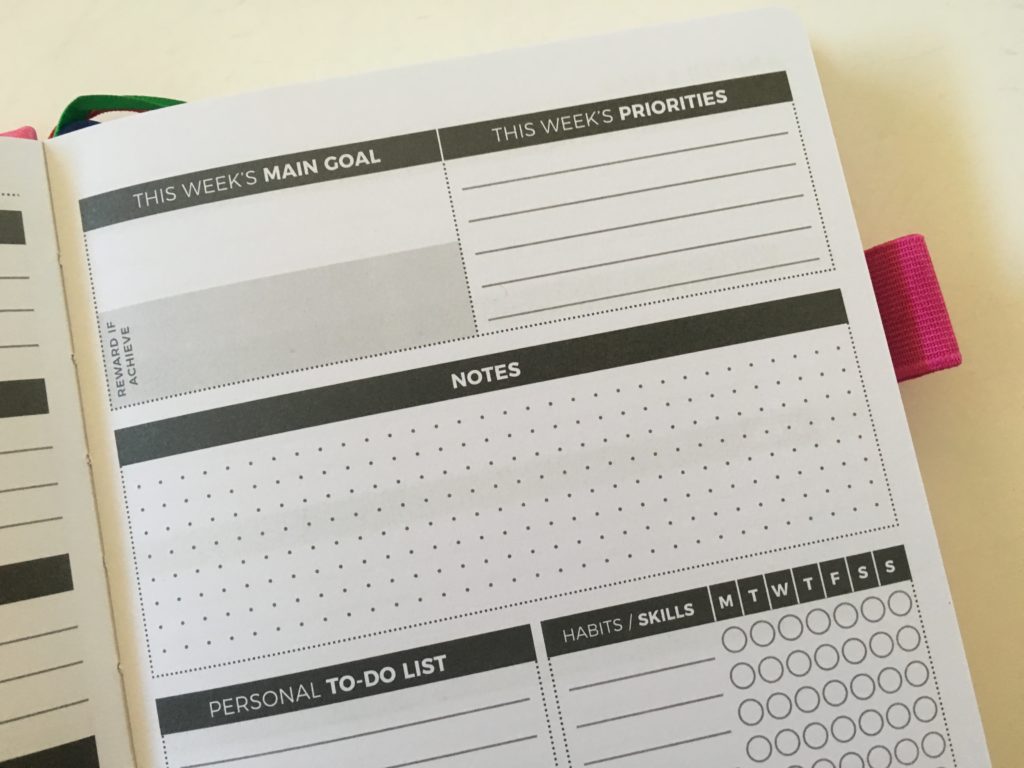 clever fox planner review weekly spread habit tracker dot grid paper bullet journal alternative minimalist monday start