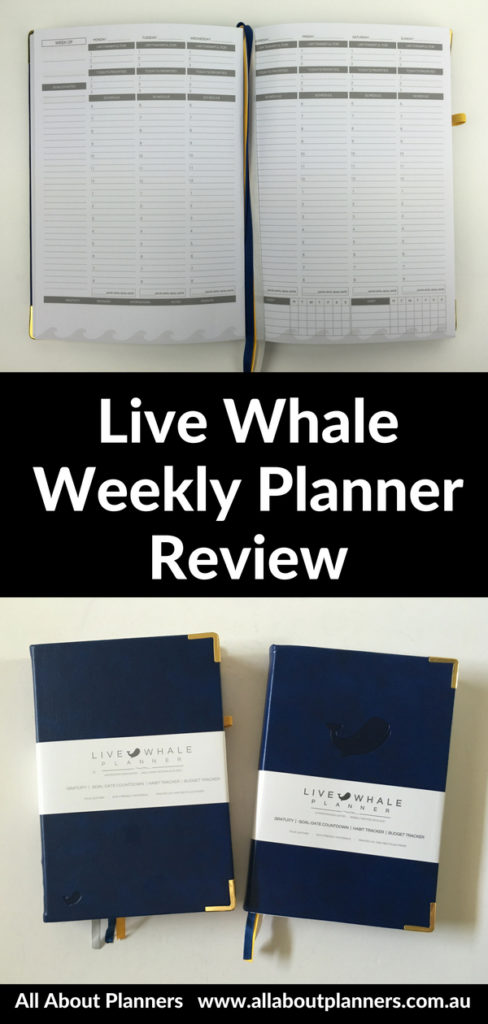 live whale weekly planner review pros and cons video walkthrough minimalist vertical hourly scheduling 6am to 8pm lined agenda
