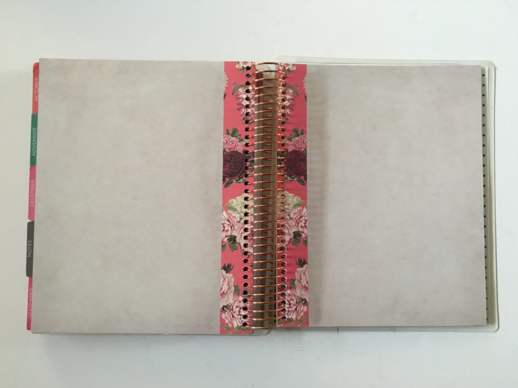 michaels recollections weekly planner notes page divider cute colorful rose gold floral bright colorful cheaper alternative to erin condren similar floral notes page