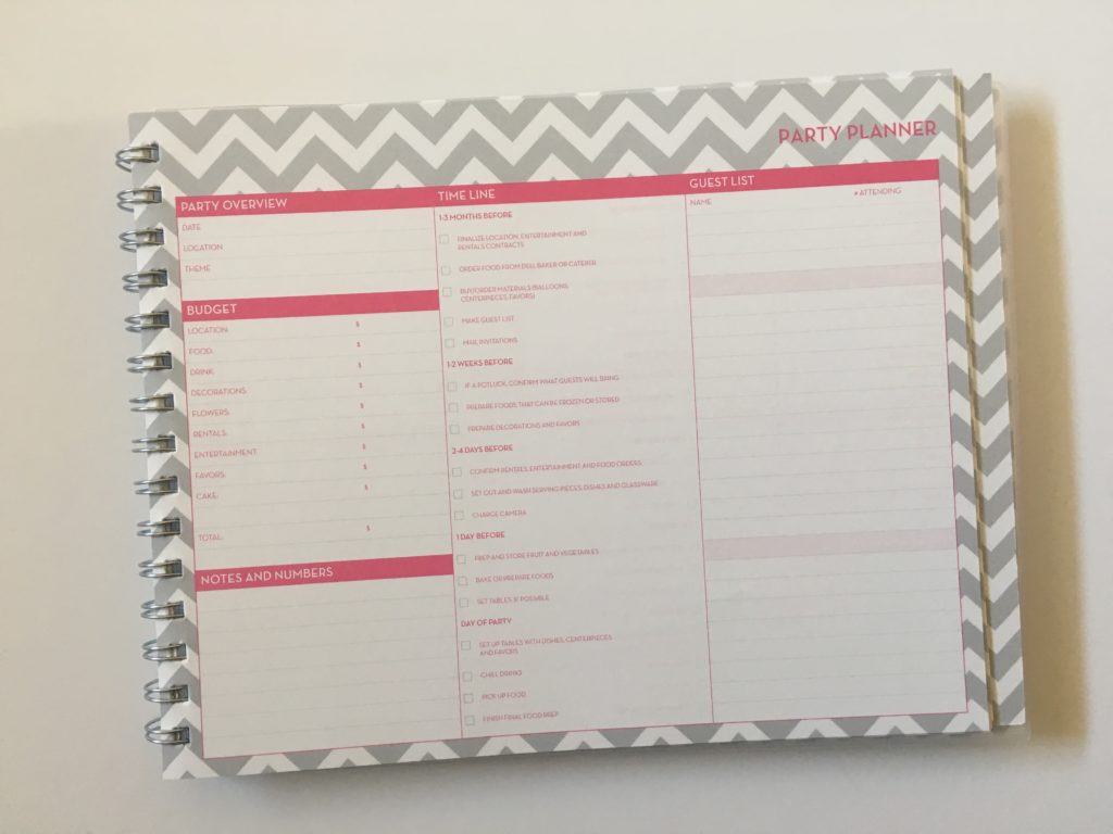 blue sky weekly planner dabney lee review monday start vertical checklist functional list chevron landscape page orientation pros and cons checklists lined notes party planning