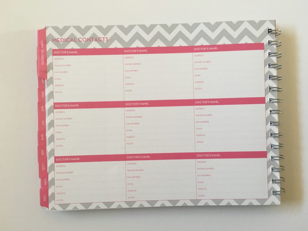blue sky weekly planner dabney lee review monday start vertical checklist functional list chevron landscape page orientation pros and cons important dates medical contacts
