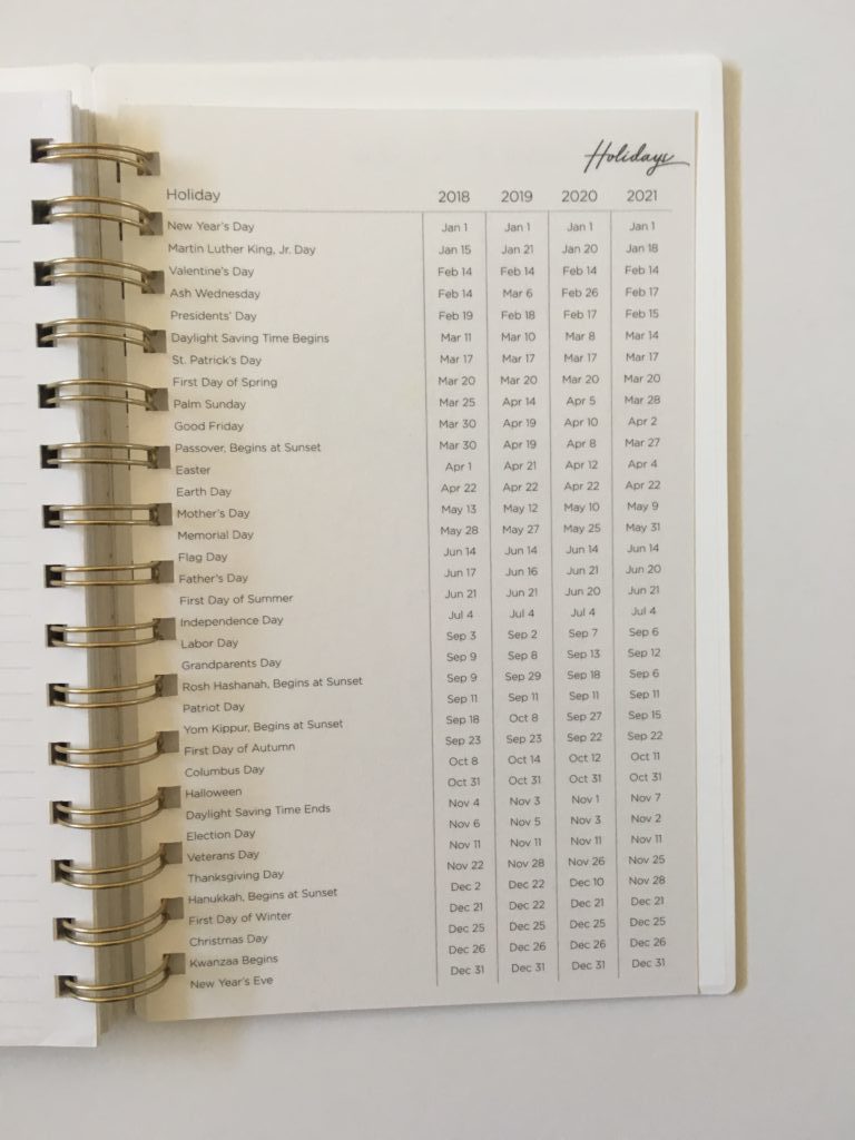 blueksy weekly planner review noteworthy academic year a5 size functional minimalist gold black horizontal monday start usa holidays list affordable