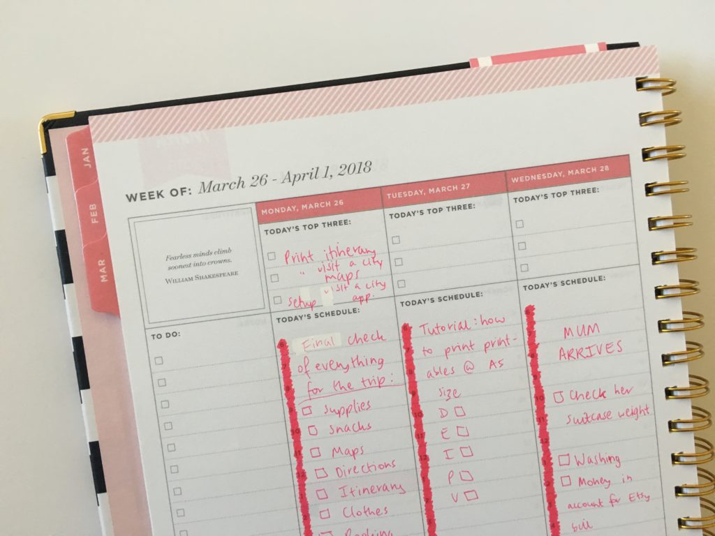 day designer for blue sky vertical weekly planner review pros and cons planner hack tombow twin tone marker pink themed spread plan with me blog planner