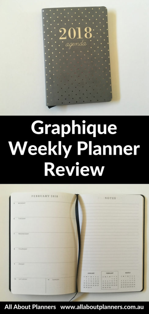 graphique weekly planner review pros and cons video horizontal lined with notes cheap affordable small size no monthly calendar
