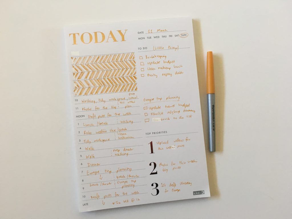kikki k daily planner notepad review pros and cons worth the money papermate flair ultra fine decorating day to a page simple priorities to do schedule overrated