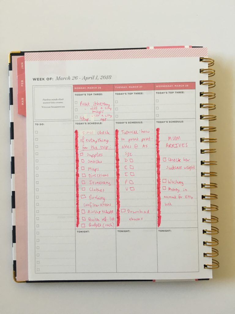 Using the Day Designer for Blue Sky Vertical Hourly Weekly Planner