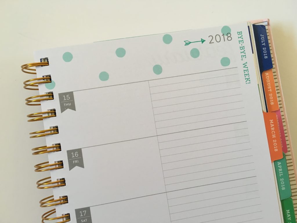 eccolo planner review horizontal monday start lined cute colorful functional cheaper alternative to erin condren hardcover recommend