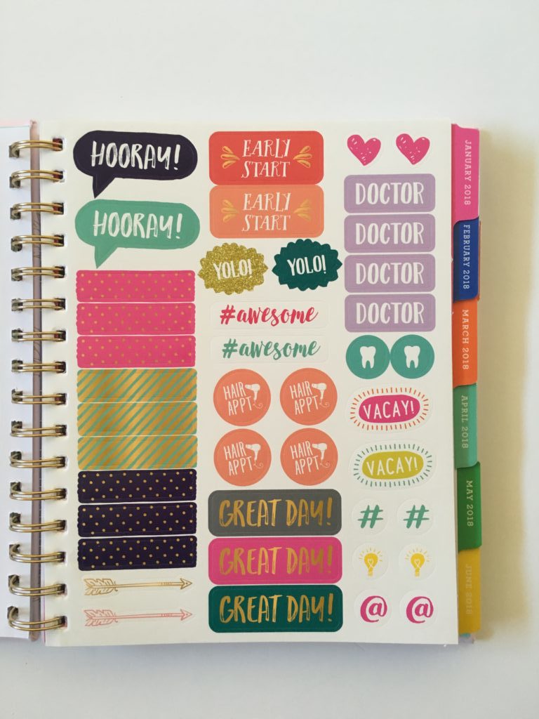 eccolo planner review video pros and cons similar cheaper alternative to erin condren plum paper planner stickers colorful gold foil