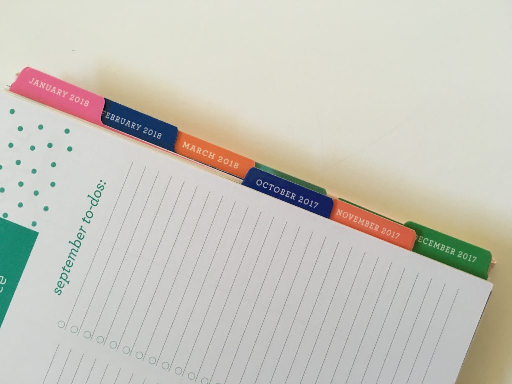 eccolo planner review weekly monthly tabs 18 month horizontal colorful functional similar to plum paper cheaper alternative erin condren