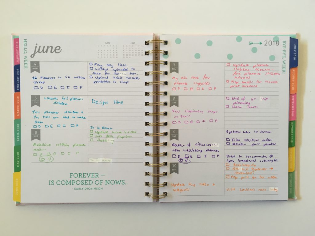 eccolo weekly planner spread review cheaper alternative to erin condren plum paper limelife planners horizontal lined monday start cute