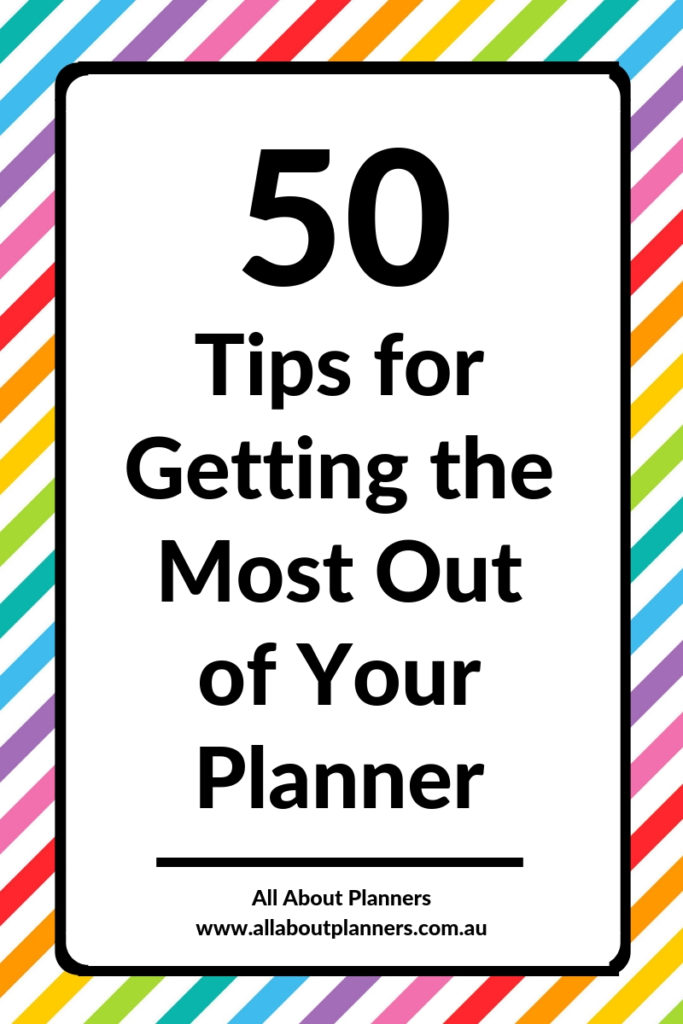 how to get the most out of your planner use it effectively tips ideas productivity planning addict color coding blank pages diy
