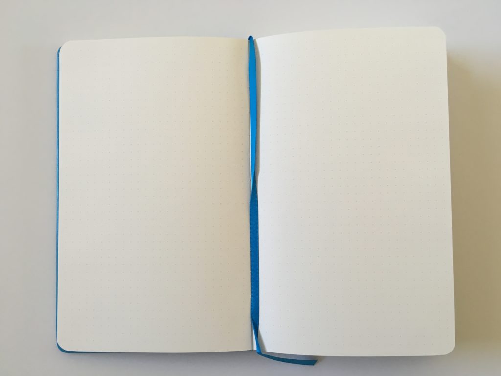 minimalism art notebook dot grid bullet journal bujo cheap amazon draft spreads planner mockup ideas gender neutral blue cover hardbound ribbon page marker