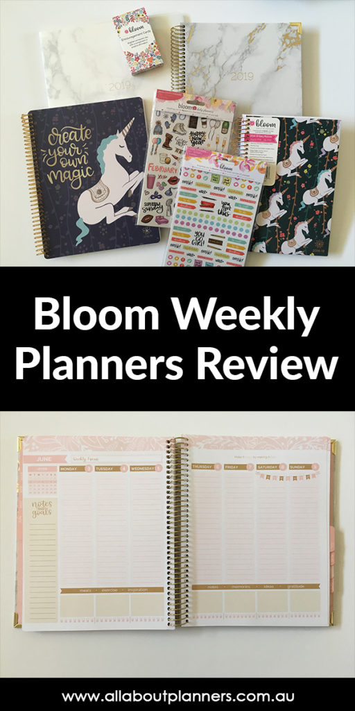 bloom weekly planner review pros and cons vertical hourly horizontal