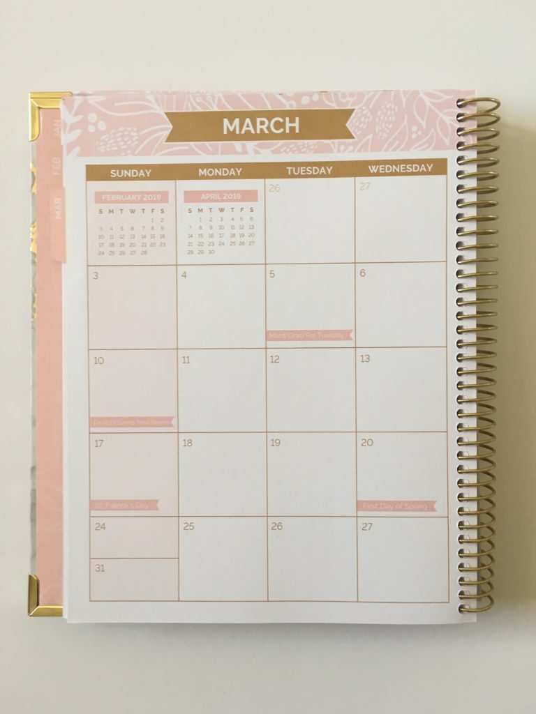 bloom weekly planner review vision planner vertical monday start 2 page monthly calendar national holidays made in the usa