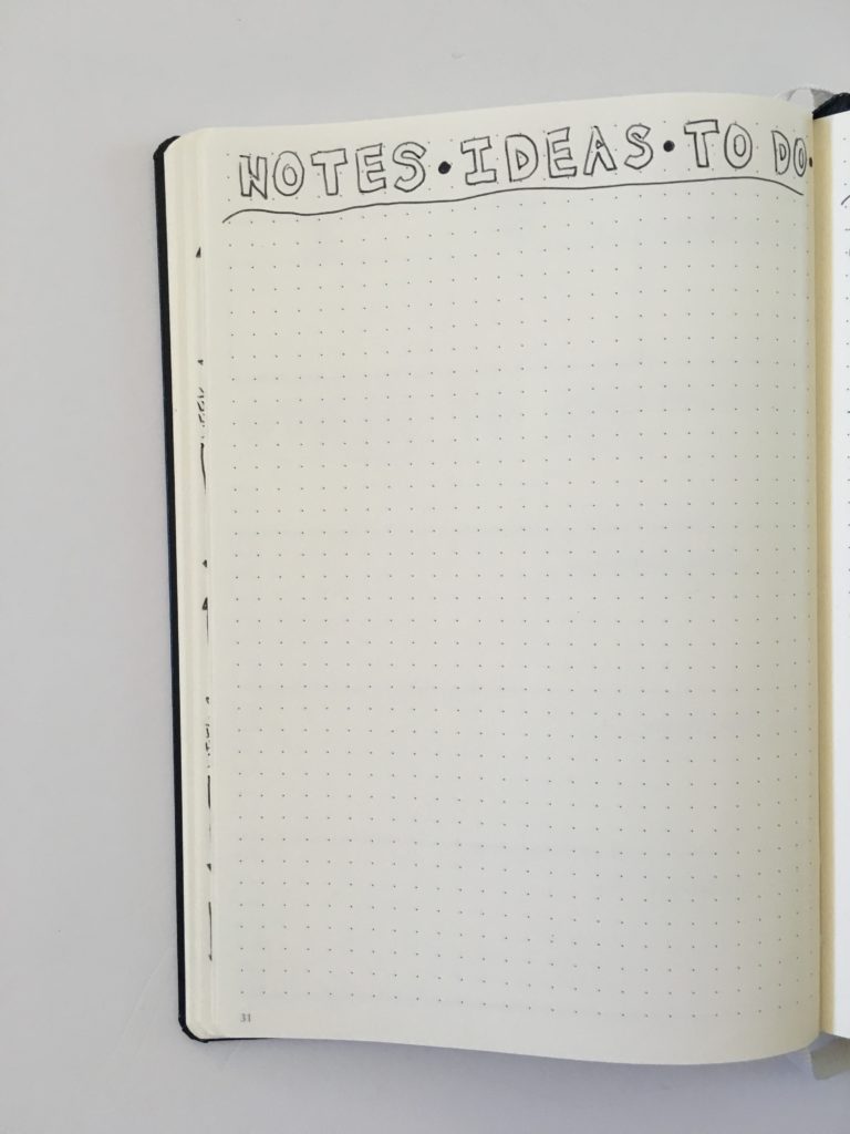 leuchtturm bullet journal weekly overview page ideas inspiration minimalist simple frixion erasable pens lists