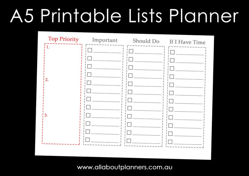 How to make an A5 size, 2 page weekly planner printable in Photoshop ...