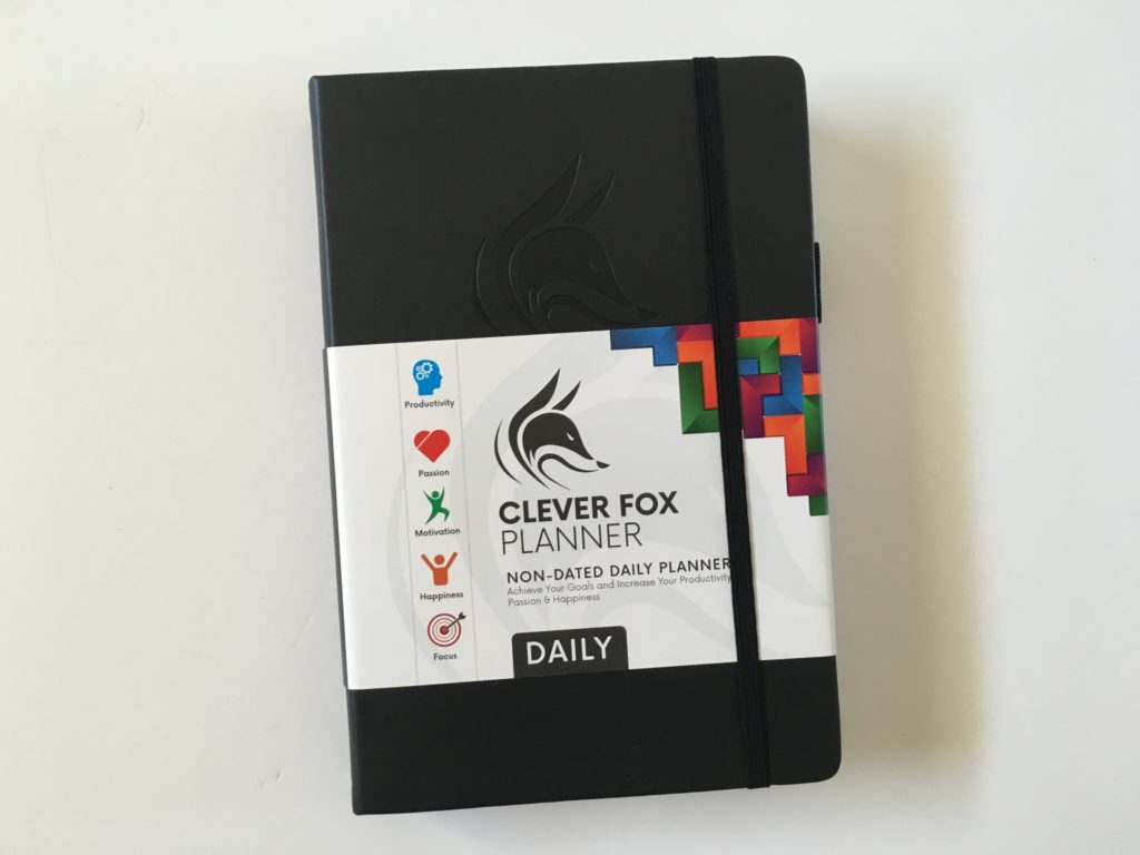 clever fox daily planner review minimalist gender neutral day to a page schedule checklist lined portable