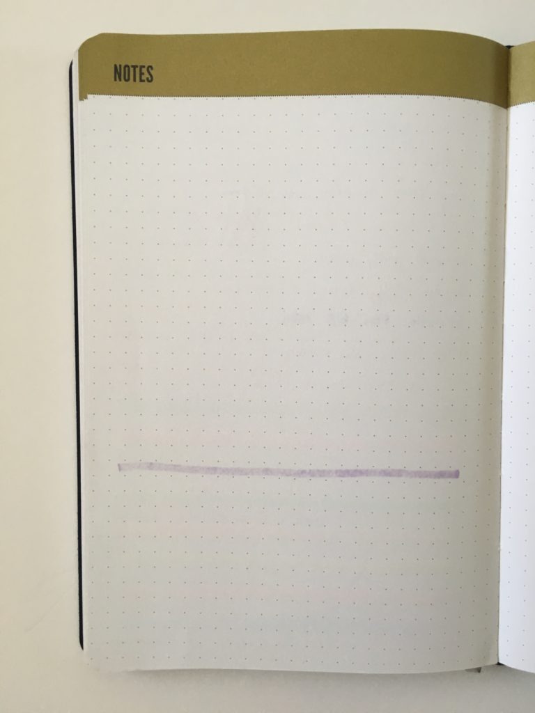 commit 30 planner review pen test bleed through ghosting paper quality honest