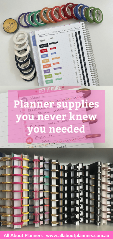 planner supplies you never knew you needed planner addict wish list gift guide inspiration all about planners