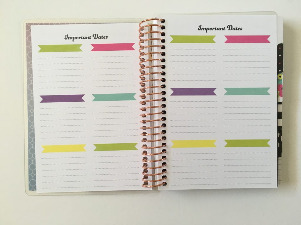 recollections mini planner review pros and cons bright colorful cheap michaels