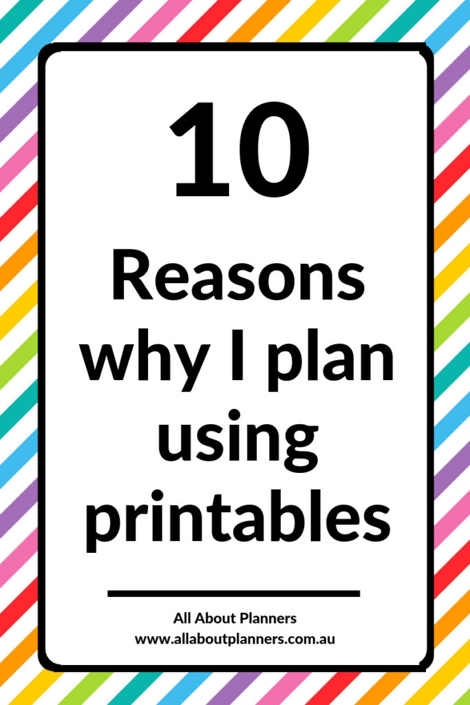 why i plan using printables weekly planner agenda organizer tips diy agenda organization how to make a planner tutorial