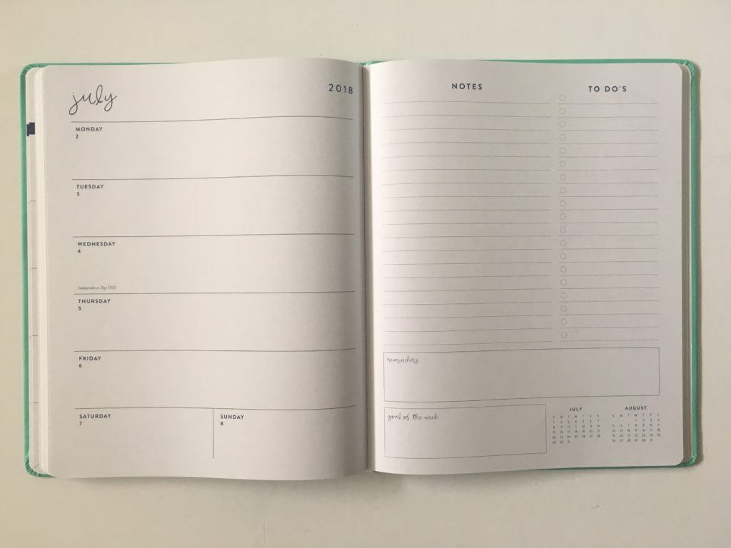 eccolo weekly planner review horizontal notes minimalist checklist sewnbound pros and cons video
