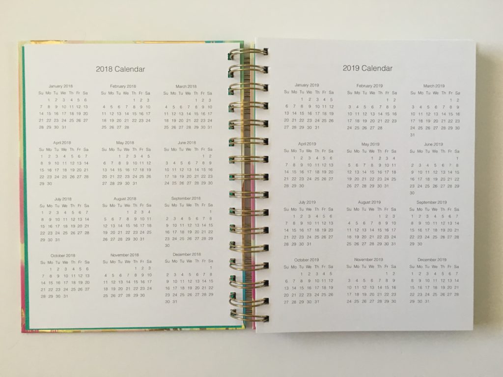 lula bijoux co tri coastal designs weekly planner review horizontal lined minimalist monday start rainbow dates at a glance general overview