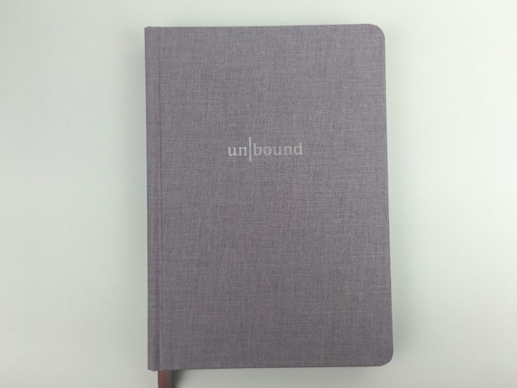 unbound undated planner review weekly 4 pages layout vertical overview dot grid brihgt white paper sewn bound pros and cons video
