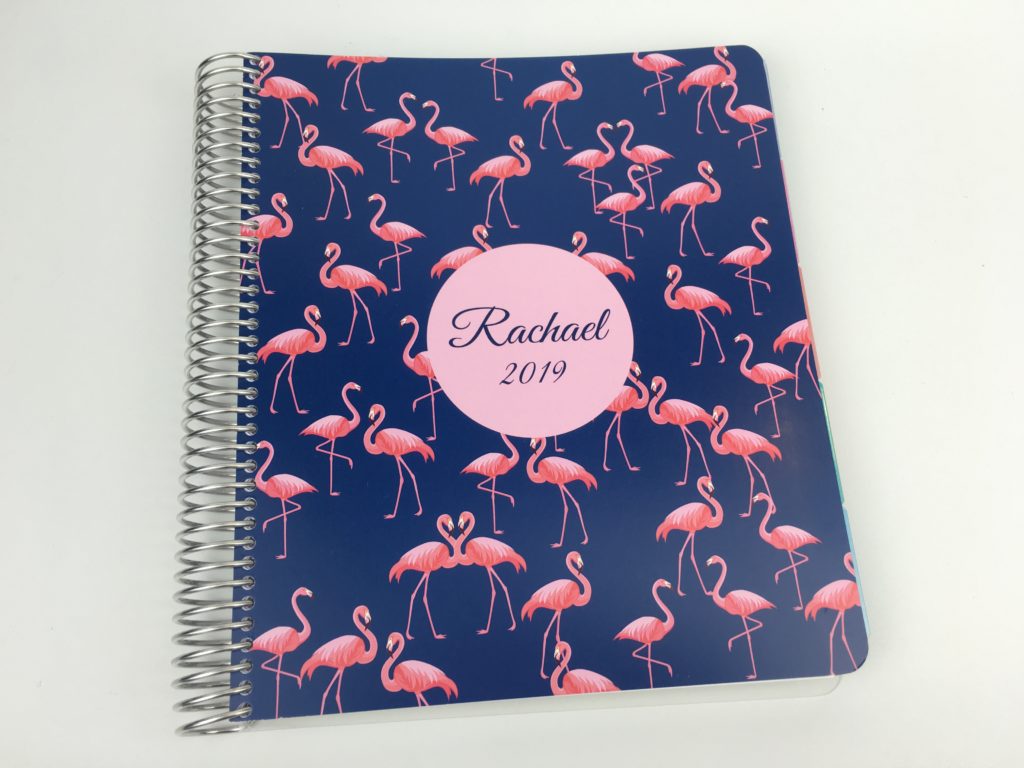 whistle and birch planner review australian made vertical horizontal hourly flamingo cover personalised monthly planning colorful tabs similar to erin condren
