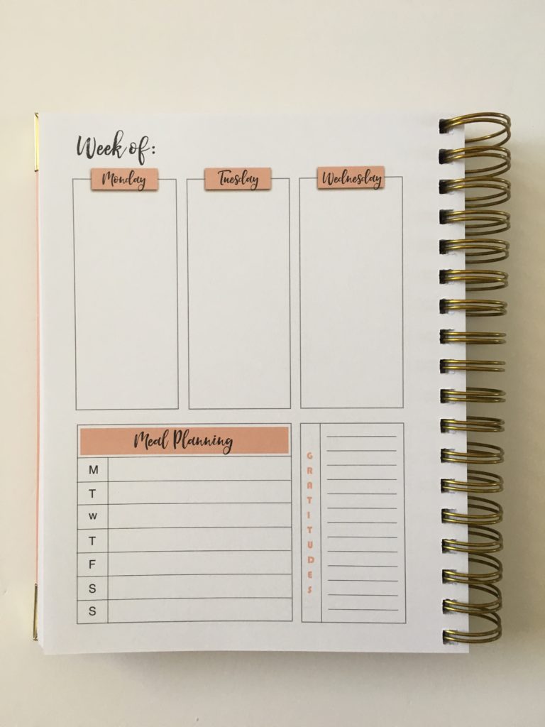 busy lifestyle weekly planner review monday start wire bound pastel meal planning next week lined notes pros and cons