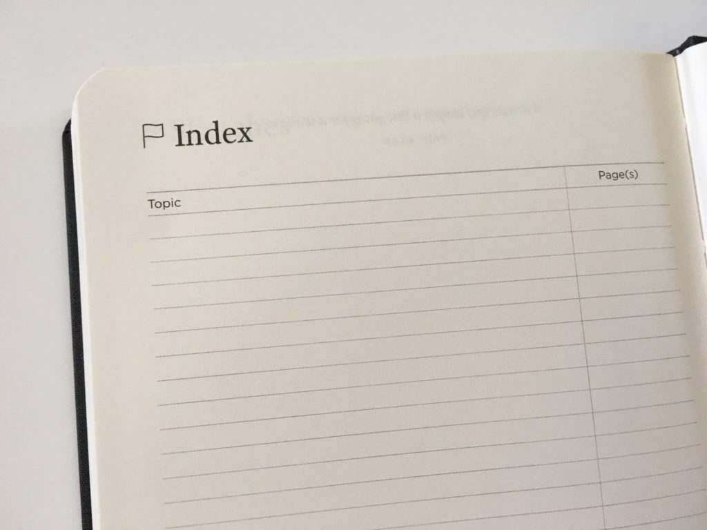 full focus planner review index sewn bound minimalist pros and cons video flipthrough