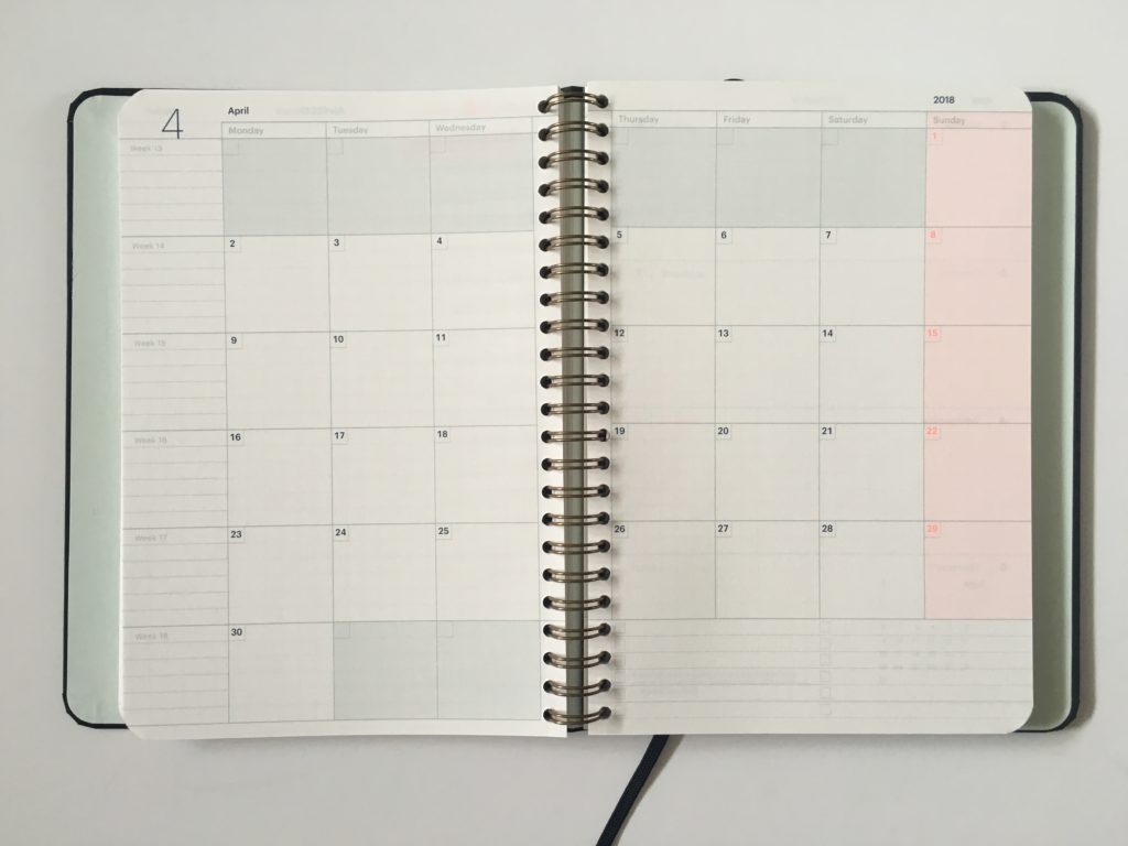 mossery personalised planner review 2 page monthly calendar monday start pros and cons video flipthrough a5 page size graph paper
