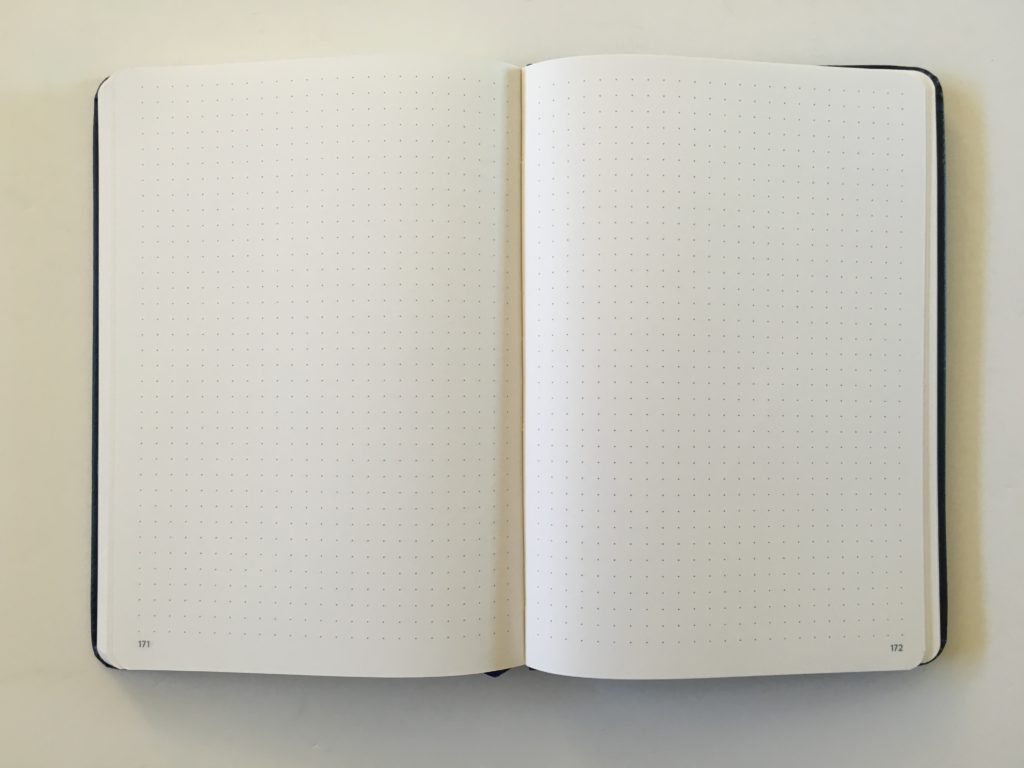 otto dot grid notebook officeworks australian planner addict supplies numbered dot grid pages bright white paper a5 size hardbound
