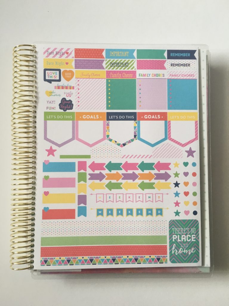 recollections planner stickers decorative colorful