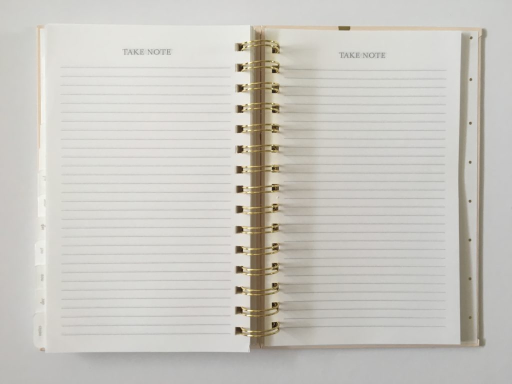 sugar paper planner review notes pros and cons lined