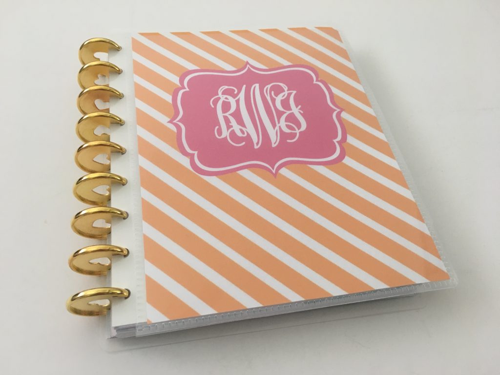 custom notebook happy planner create your own cover diy monogrammed personalised discbound tutorial tips cost comparison all about planners