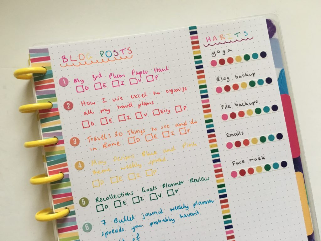 10 Functional Ways to Use Washi Tape in your Planner