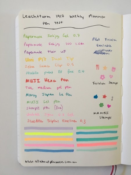 Leuchtturm 1917 Weekly Planner Review (Pros, Cons and Pen Test) - All ...