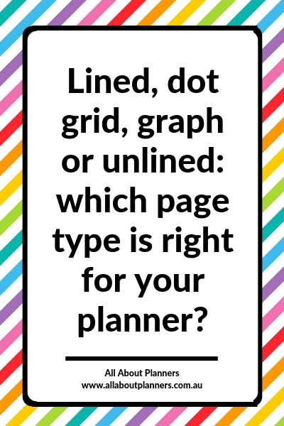 lined dot graph unlined paper type pros and cons which type is best for bullet journaling