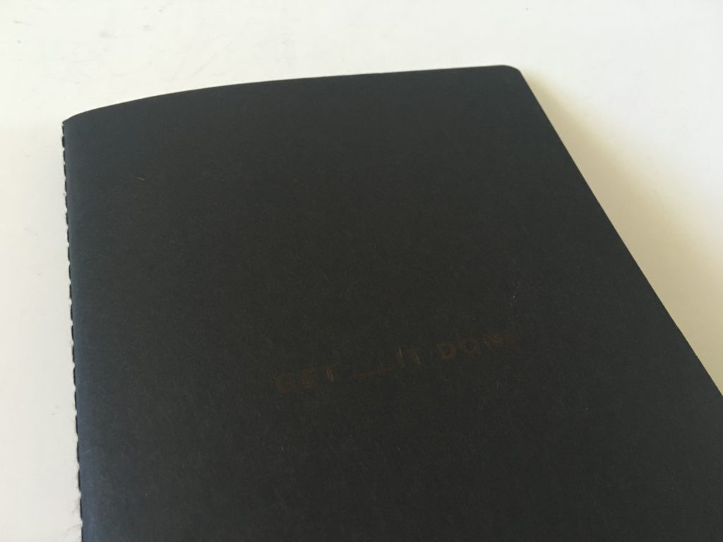 mi goals get shit done list notebook review pros and cons stitched travellers notebook bullet journal lightweight bujo