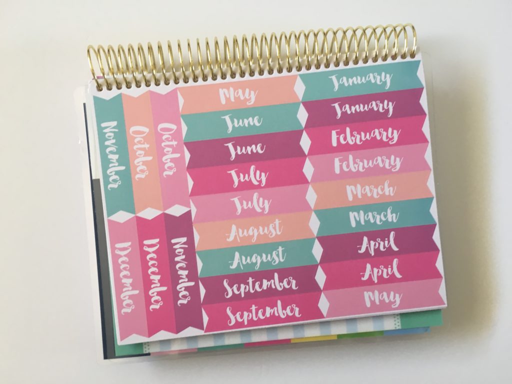 michaels recollections planner review planner stickers monthly colourful