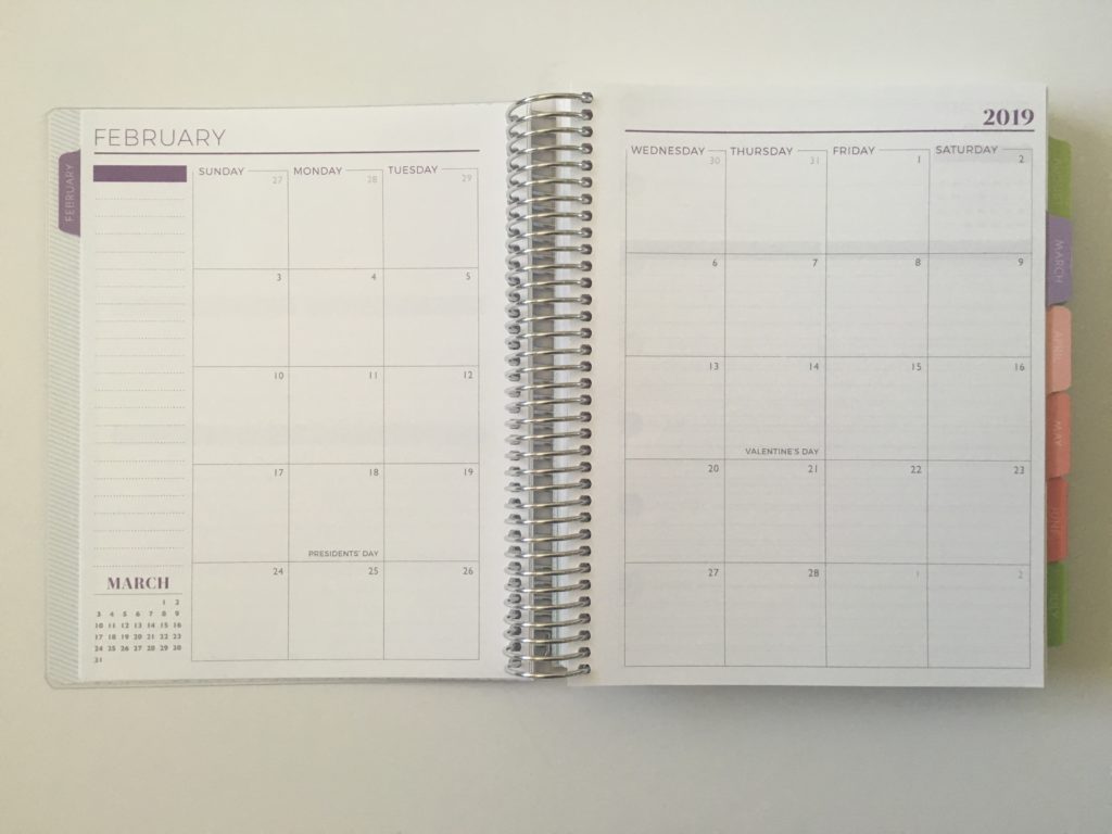 plum paper planner review monthly spread pros and cons honest review sunday start horizontal vertical teacher student family