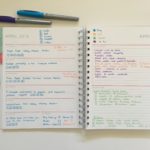 Color Coding in the Blue Sky Weekly Planner