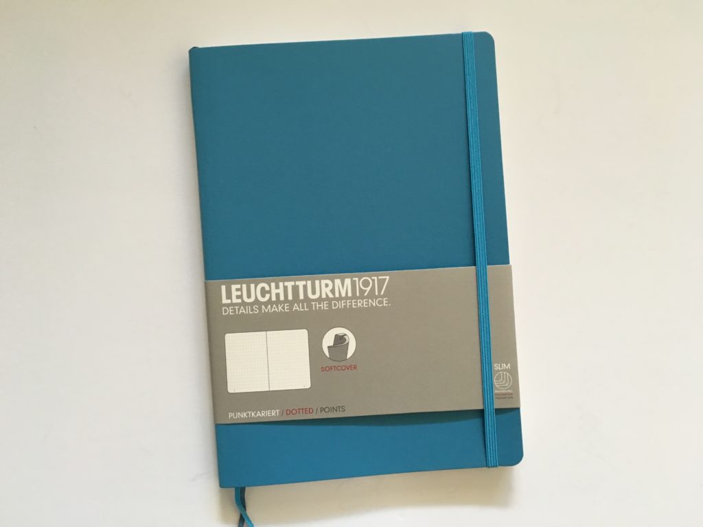 leuchtturm slim dot grid notebook review pen test pros and cons bujo medium size softcover gender neutral